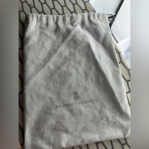 Brunello Cucinelli gray dustbag